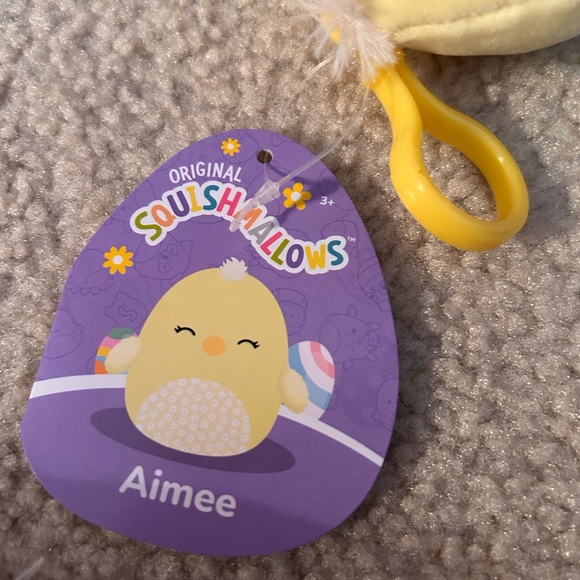 🐥 Aimee Chick Easter Squishmallow Clip - Picture 3 of 5